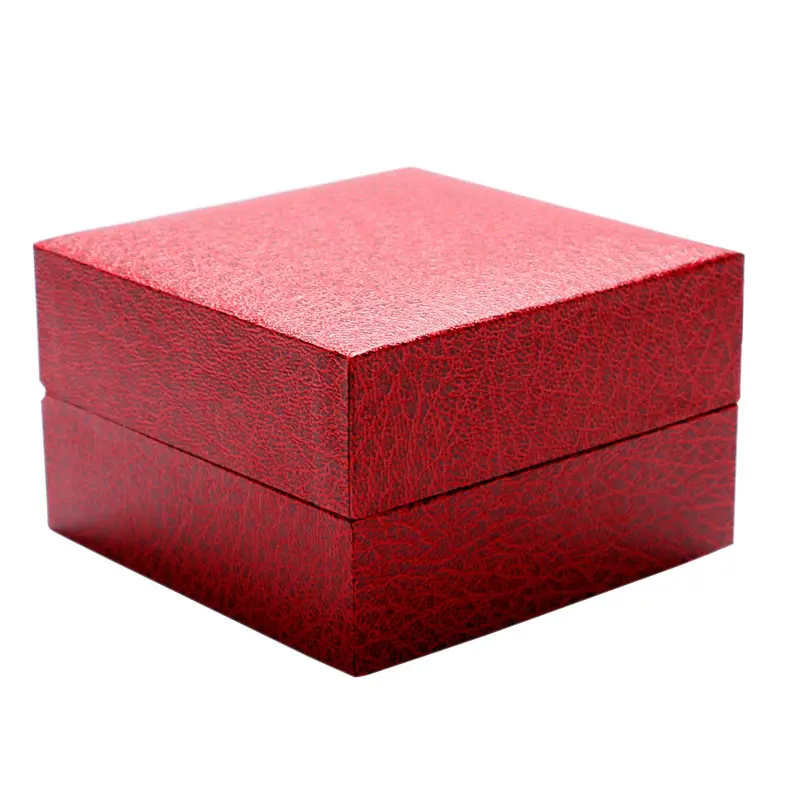 

Luxury Storage Fashion Leather Watch Box Organizer Display Case Foam Pad Package Case Pillow Red For Watch Jewelry High Quality