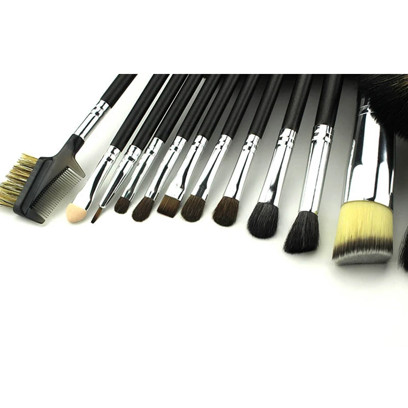 Brochas Para Maquillaje 24 шт. набор кистей для макияжа тигровой шкуре шаблон кисти для макияжа Профессиональная Косметика Make Up Brush Set