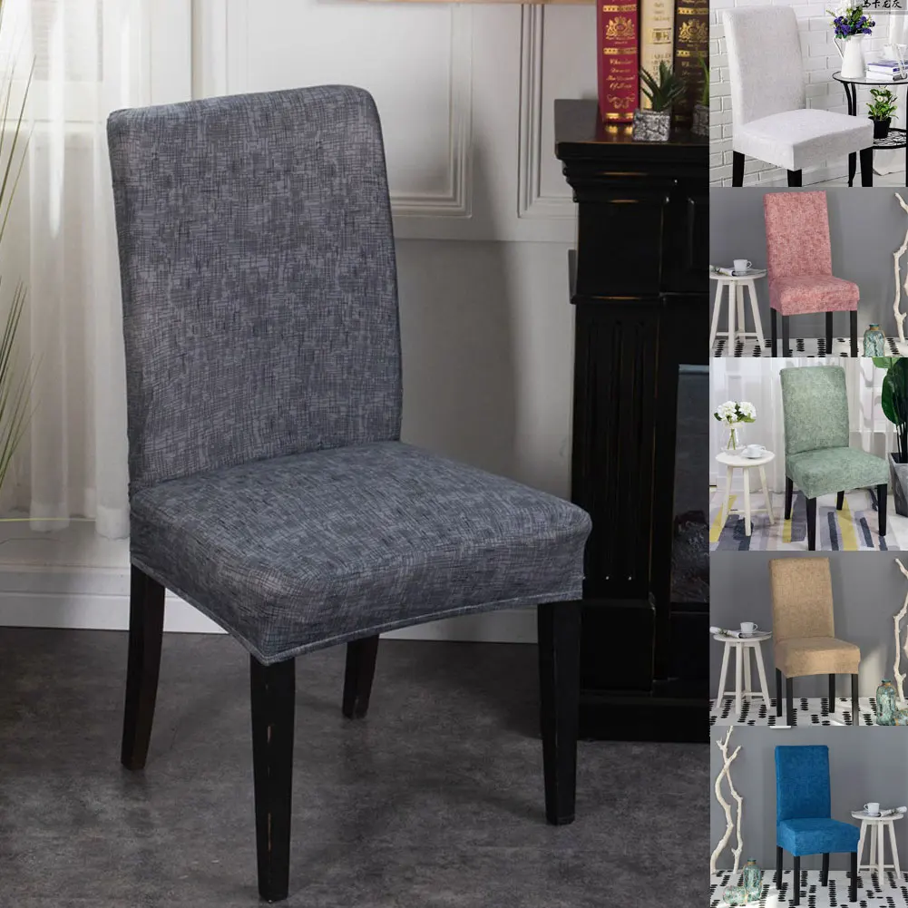 

Spandex Stretch Seat Covers Wedding Banquet Dining Chair Cover big elastic chair covers Hotel Party Decor