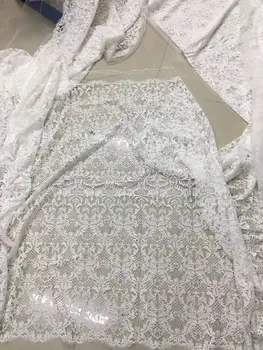 

Beautiful French Net Lace L-10769 Embroidered African French Lace Fabric for party dress