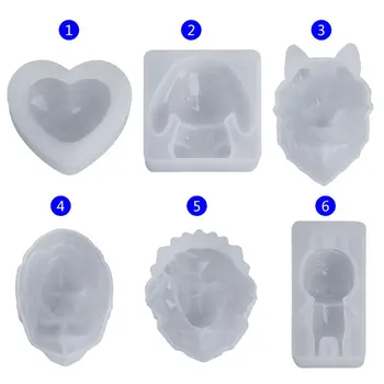 

Silicone Mold Animal Molds DIY Jewelry Making Cake Fondant Chocolate Decoration Handmade Crafts Mirror Epoxy Resin Tools