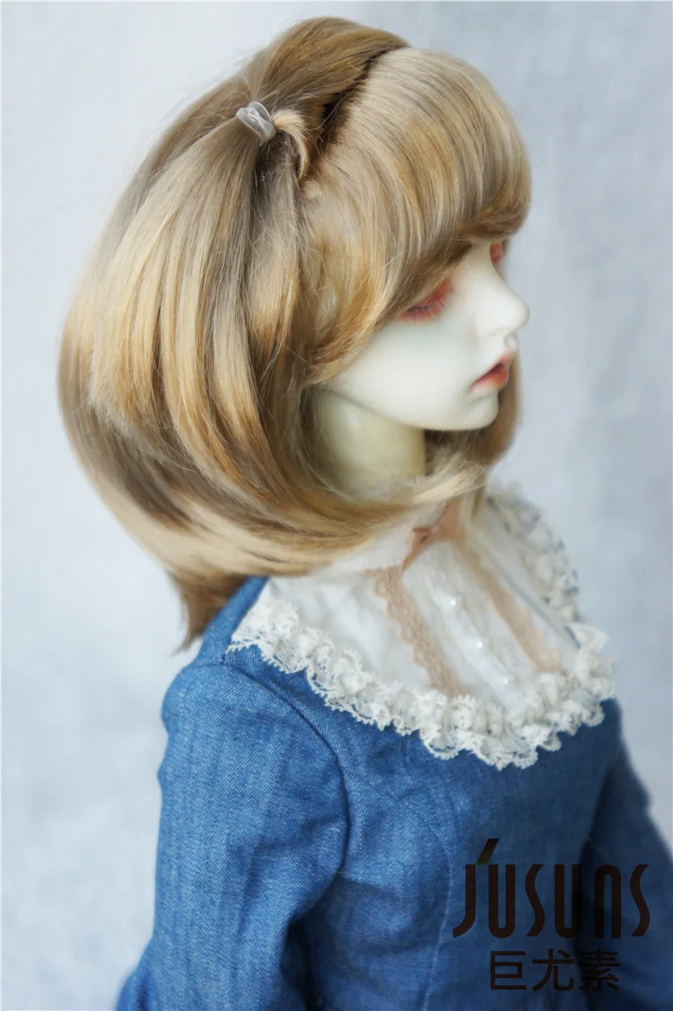 1 8 Bjd Sd Braid Perucken Kunstliche Mohair Haare Locken Fur Msd Mini Sonstige Mode Spielpuppen Zubehor