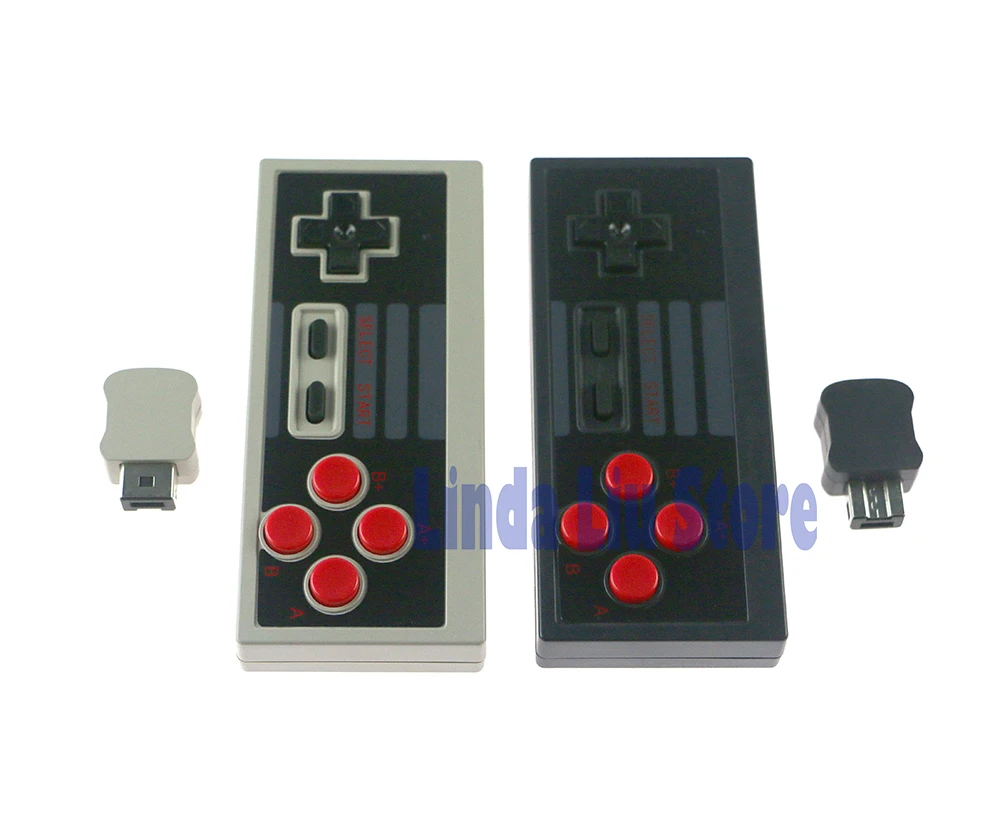 2 шт. беспроводной игровой контроллер USB Plug and Play для NES Mini Classic Edition с приемником|plug