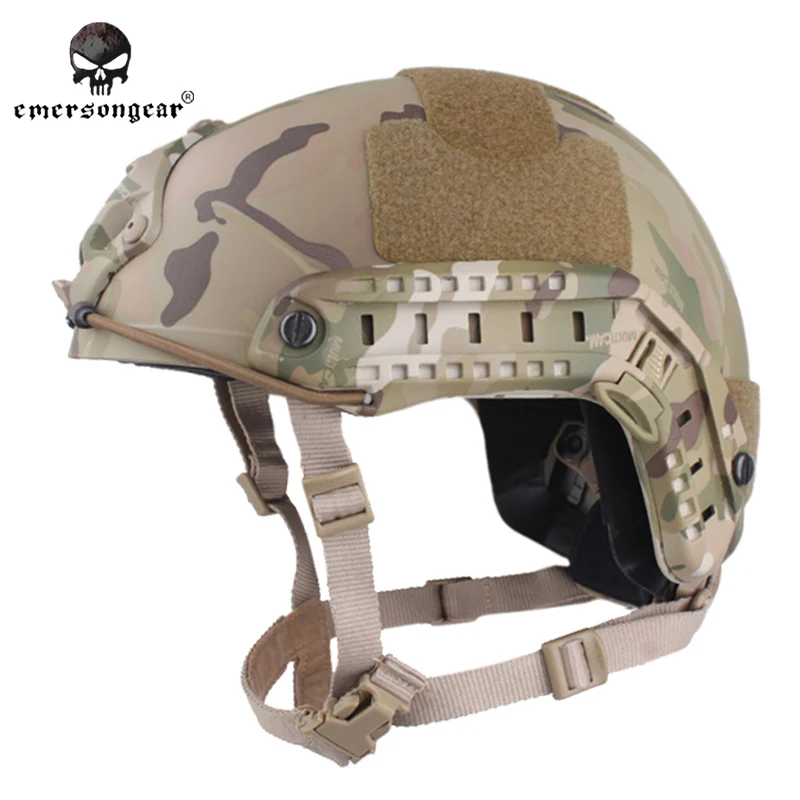 

Emersongear FAST Helmet MH Type Paintball Military Airsoft Helmet Protective Helmet Base EM5658D Multicam