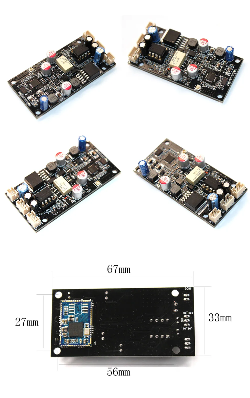 CSR8675 беспроводной адаптер Bluetooth 5,0 приемник плата ES9018 ies DAC аудио декодер плата 24 бит/96 кГц LDAC с антенной