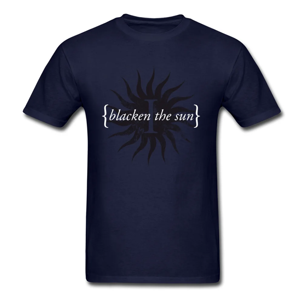 Blacken the sun T-shirts for Boys Geek Summer Tops Tees Short Sleeve New Arrival Casual Clothing Shirt Crewneck 100% Cotton Blacken the sun navy