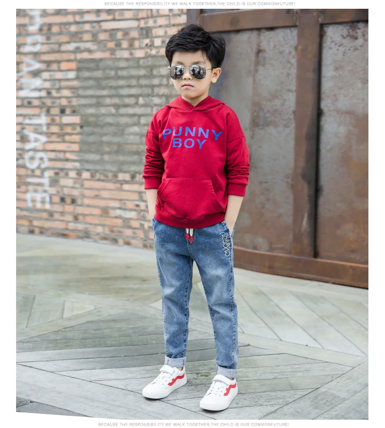 Boys Jeans Casual Spring Autumn Jeans for Boys Child Fashion Teen Jeans Age 4 5 6 7 8 9 10 11 12 13 14 16 Years Baby Boy Clothes