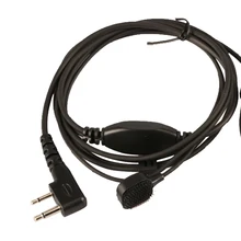 Hot Anti-Raditation Anti-shock Retracable Throat Microphone Covert Acoustic Tube Earpiece for ICOM Two Way Radio Walkie Talkie