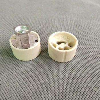 

CE/VDE/UL approval GU10 lamp Socket base fix holder with M10 bracket quick connect terminal lighting accessories