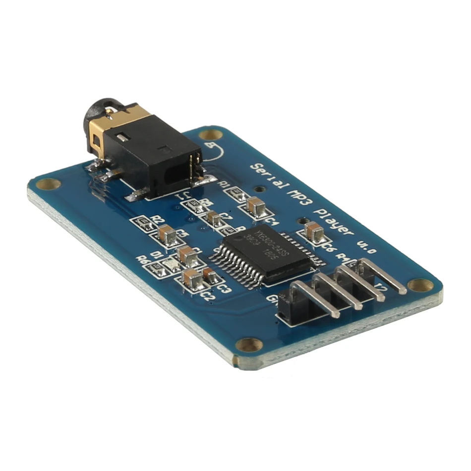 Новый YX5300 UART TTL серийный модуль управления MP3 плеером Поддержка MP3/WAV Micro SD/SDHC карты