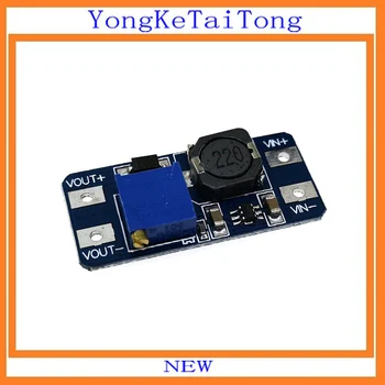 

10PCS/LOT MT3608 DC-DC booster module 2a linking piece 2-24 v input voltage litres 5/9/12 /-28 v is adjustable
