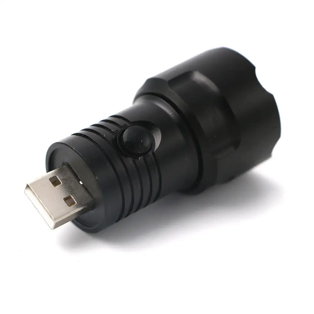 Перезаряжаемый фонарик XML T6 с 4 режимами USB светильник портативный мини