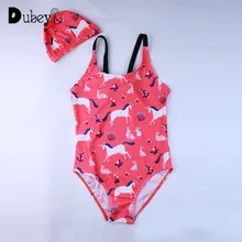 Одежда для отдыха Единорог для малышей, купальники с шапочкой для плавания, Цельный Наряд для маленьких девочек, летняя детская одежда для пляжа