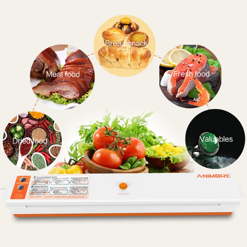 ANIMORE бытовой вакуумный упаковщик пищевых продуктов устройство для упаковки