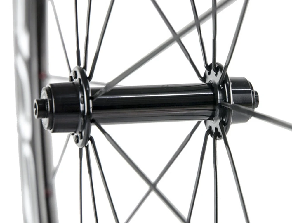 Excellent Wholesale black glossy decals 50mm 700c clincher matte finish carbon wheels with black novatec hub for road bike use wheelset 3