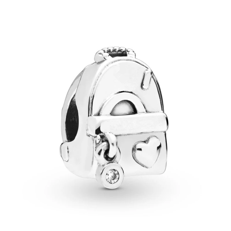 

2019 Garden Outdoor Adventure Bag Charm Fits Pandora Snake Chain Bracelet Charms Silver 925 Original Backpack Beads Jewelry.