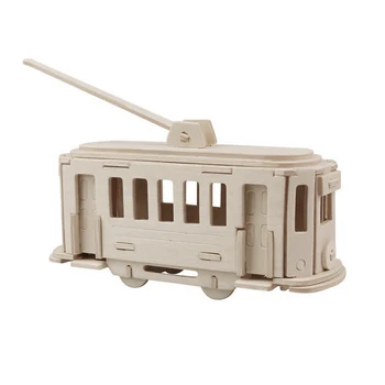 

3D Wooden Vehicle Puzzle Adults Kids Learning Education Assemble Toy Children's Day gift