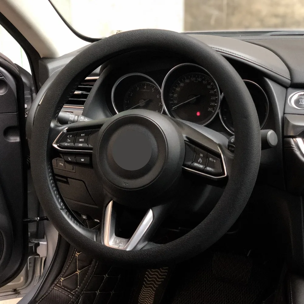 Автомобильный мягкий силиконовый чехол на руль для Land Rover Range Velar Evoque Freelander Discovery