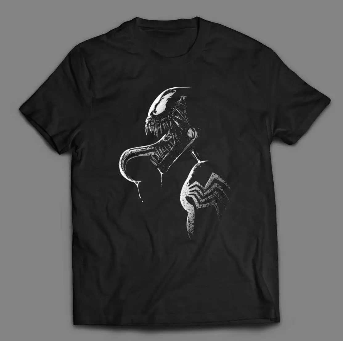 VENOM COMIC BOOK OLDSKOOL ART *FULL FRONT OF SHIRT** | Мужская одежда