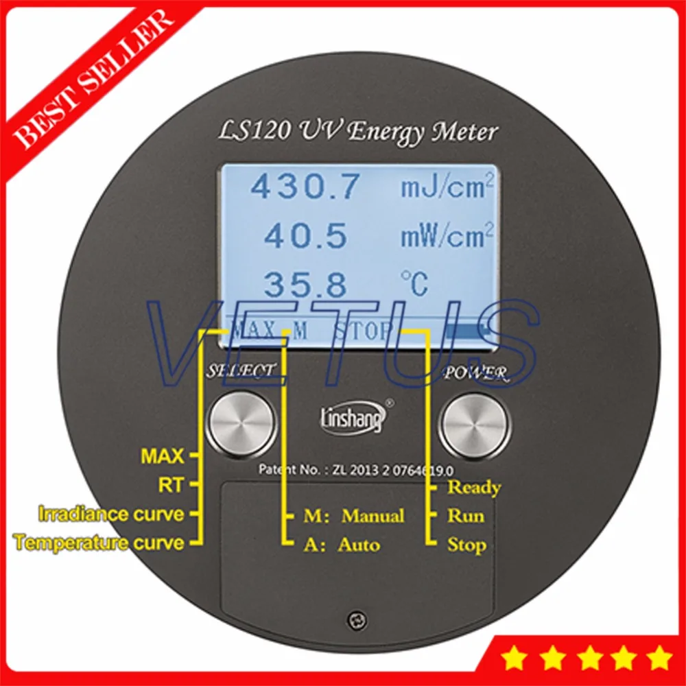 LS120 цифровой измеритель ультрафиолетовой энергии цена для измерения температуры Измеритель интенсивности ультрафиолета измеритель радиации