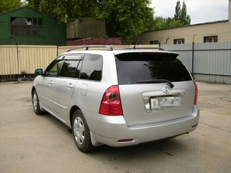 

For Toyota Corolla FIELDER 2005-2009 LED Rear Wing Spoiler, Trunk Boot Wings Spoilers ABS Gray primer
