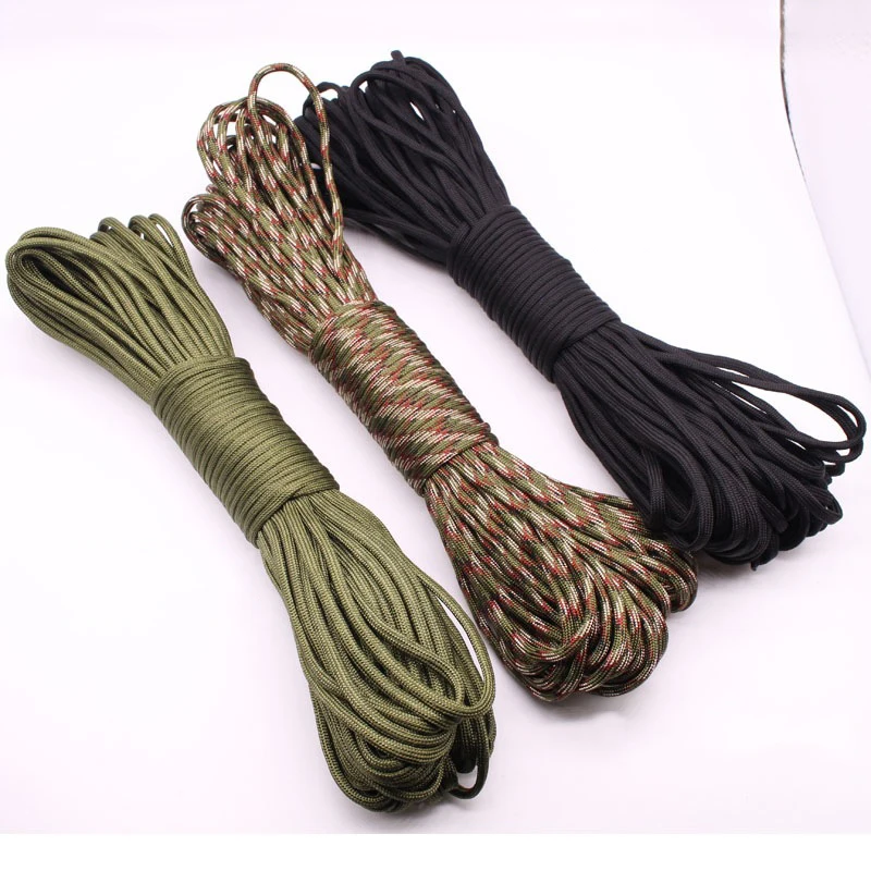 Тип III 7 Strand Paracord 550 парашютный шнур веревка Mil Spec 100FT/31 M для кемпинга путешествие на