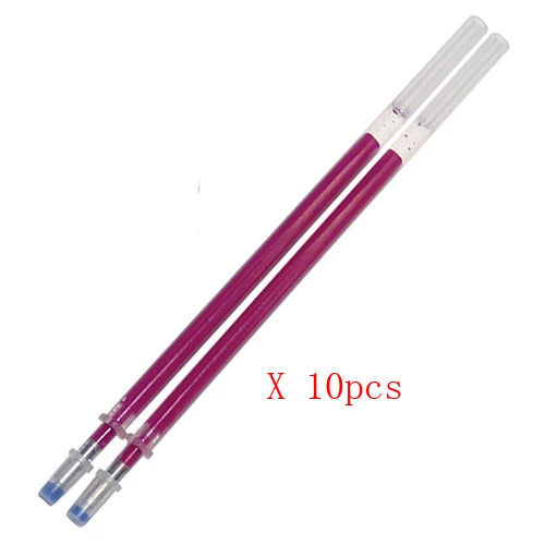 8 шт./компл. 8 видов стилей Радуга стираемая ручка, для творческого рисования гелем ручка Студенческая Канцелярия - Цвет: rose red refills