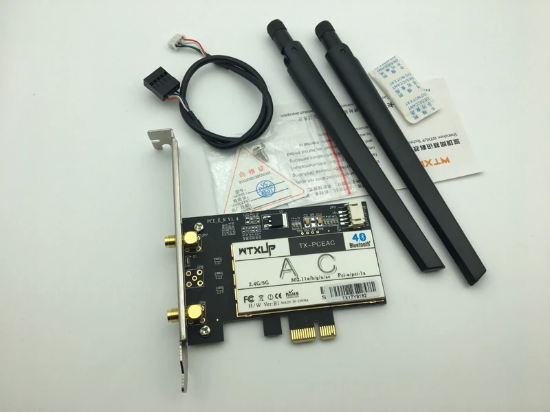 PCIE 7260AC 2 4G/5G двухдиапазонный Настольный 7260NGW не 7260HMW 867 Мбит/с беспроводной PCI-E Wi-Fi