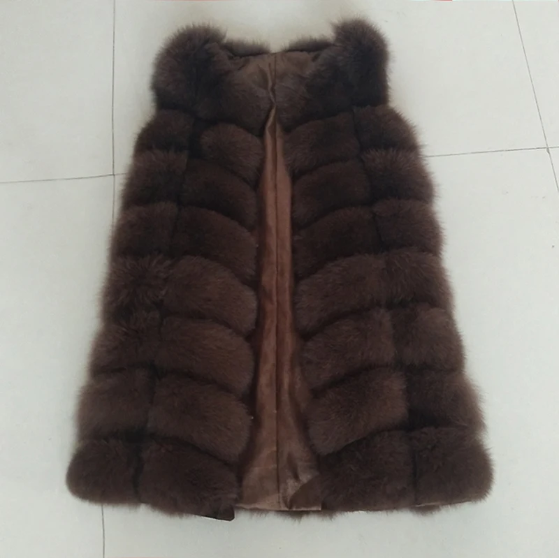 Натуральный Лисий мех жилет натуральный мех пальто для куртки женские пальто жилет длинные меховые пальто натуральный мех пальто лисий жилет куртка