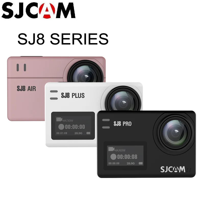 Спортивная Экшн камера SJCAM SJ8 Pro / Plus Air с Wi Fi на Шлем DV Presale (маленькая Розничная
