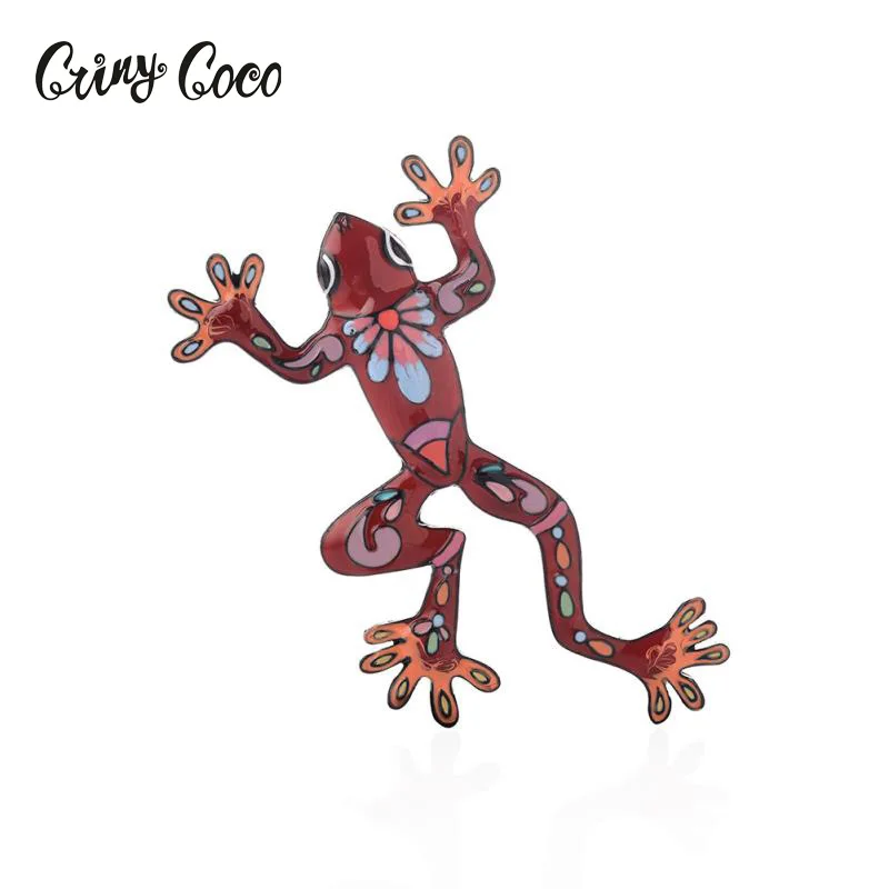 Женская Винтажная брошь в виде насекомого Cring CoCo разноцветная с эмалью