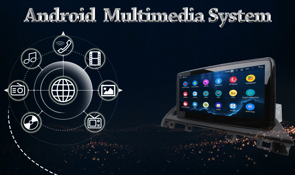 Owtosin автомобильный Радио Мультимедиа Видео плеер навигация gps Android 9,0 для MAZDA 6 автомобиль 4 Гб ram 32 Гб rom