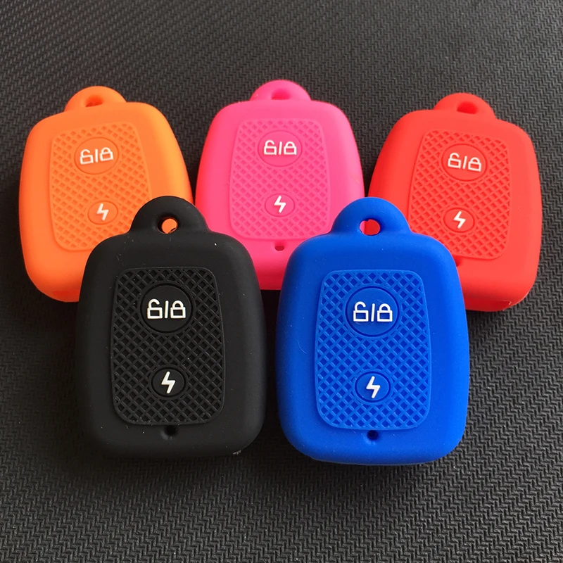 

ZAD Silicone car key cover case shell holder skin for PERODUA Yvi Viva Alza Myvi 2006 Malaysia car accessories 2 button key set