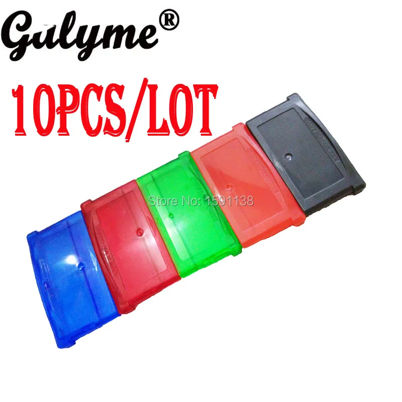 10 шт./партия,, пять цветов, выбор популярных игровых картриджей, коробка с держателем, чехол для GameBoyAdvance игр, карточные игры, корпус для мальчиков, Advance