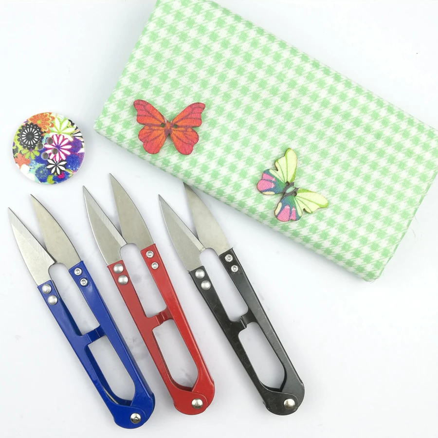 High Quality U Shape Clippers Trimming Scissors Sewing Tool Embroidery Snips Thrum Thread Cutter Nippers Mini | Дом и сад