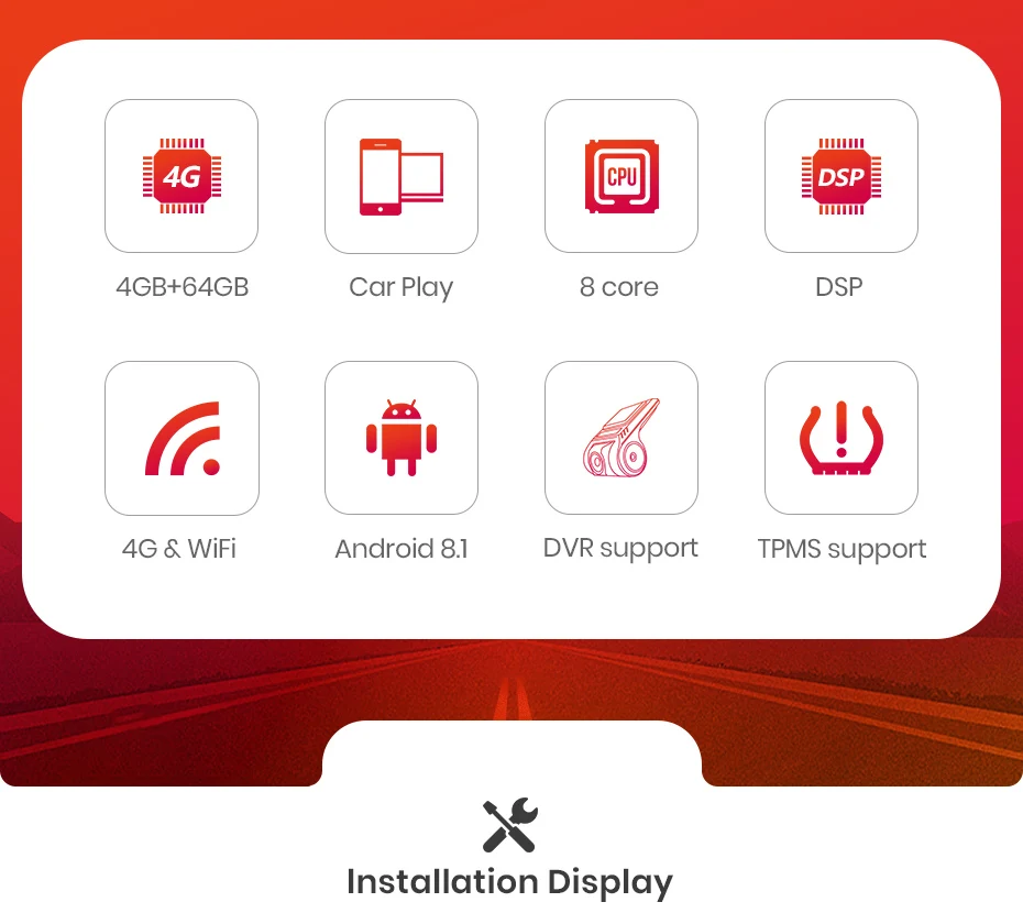 Flash Deal AWESAFE 2Din Android 8.1 4+64G CarPlay GPS Radio Audio Multimedia Player For Mitsubishi Outlander 3 2012 2014 2018 2 Din no DVD 2