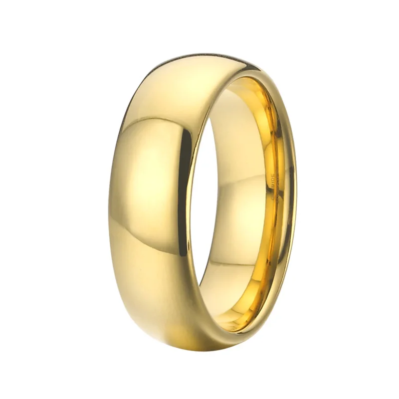Anniversary Alliances Wedding Band Couple Rings 468mm Gold Color Fashion Jewelry Tungsten carbide Rings for women (10)