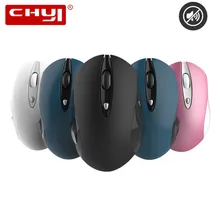 CHYI Беспроводной бесшумный Мышь 3D мини USB оптическая компьютерная мышь 800/1200/1600 Точек на дюйм эргономичный небольшой на дюйм белый для портативных ПК