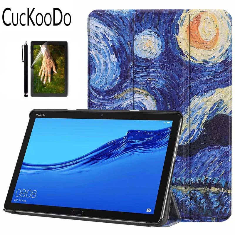 Для huawei MediaPad M5 Lite 10 Slim Fit Smart резиновый чехол для huawei MediaPad M5 lite 10 BAH2-W19/L09/W09 10," чехол для планшета - Цвет: XK.3in1