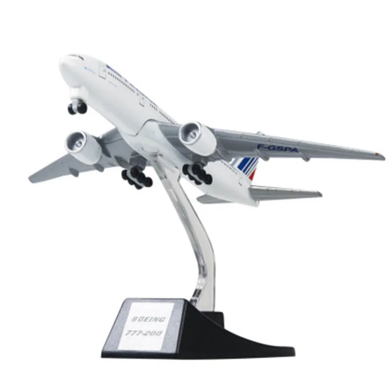  France Air B777 Airways Boeing Aircraft Model Plane 13cm Toy Alloy Metal 777 Airlines Airplane with