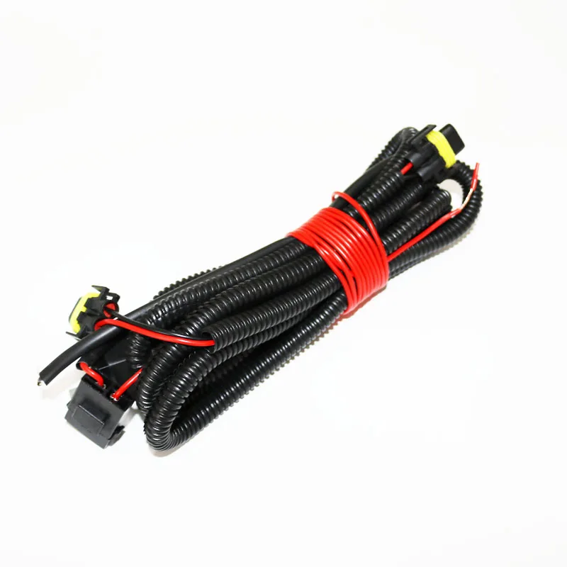 Fog lamp wiring harness fog light wiring harness fog light wiring kit For VW New Polo Golf Jetta MK5 MK6 Skoda Octavia Fog Light Lamp Wires Harness Cable With Fuse Car Accessories
