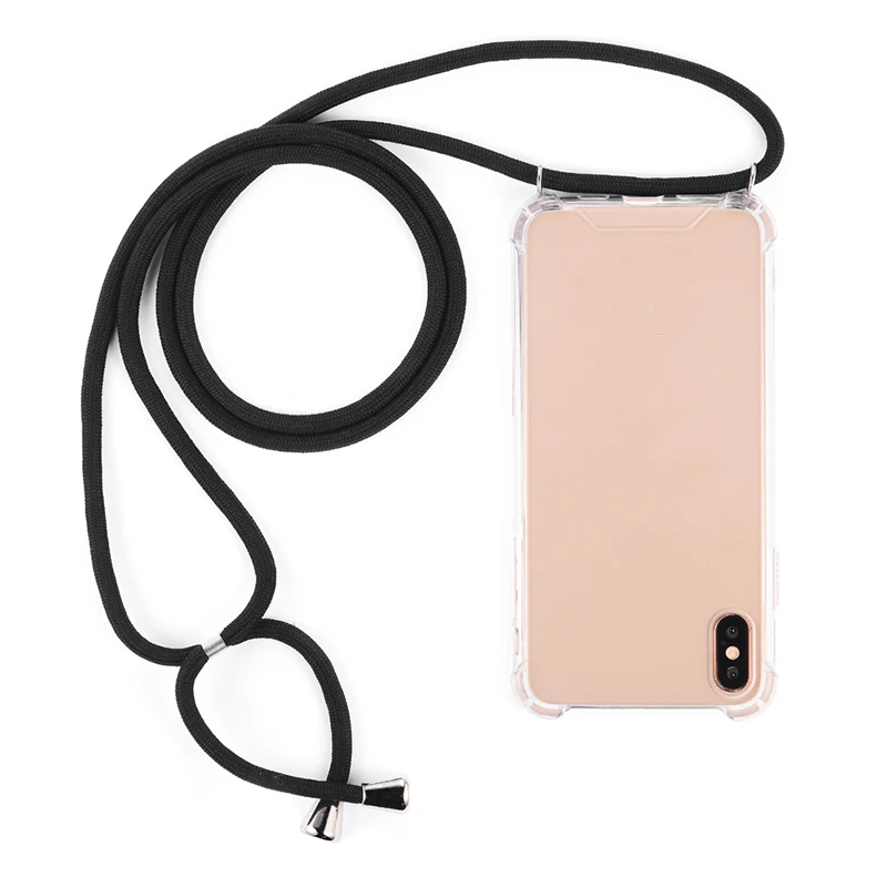

Fashion Cross Shoulder Strap Clear TPU Case For Huawei P30 P20 Lite Pro Lanyard Protect Cover For Huawei Mate 20 Lite Pro Case