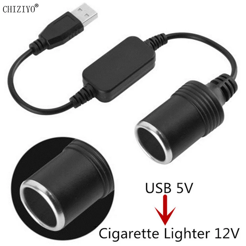 30 см конвертер адаптер проводной контроллер USB порт в 12 В розетка для