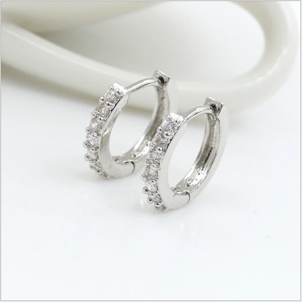 New Silver Round Earrings Special Jewelry Rhinestones New Silver Round Earrings Special Jewelry Rhinestones Hoop For Women S Earring Rings Studs Ornaments In From