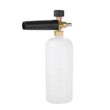 Регулируемый пены пушки 1 литровая бутылка снег пена копье с 1/" быстрый разъем для Давление шайба пистолет