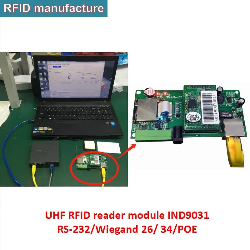 POE TCP/IP небольшой uhf rfid модуль EPC класс 1 Gen2 стандартная Радиочастотная