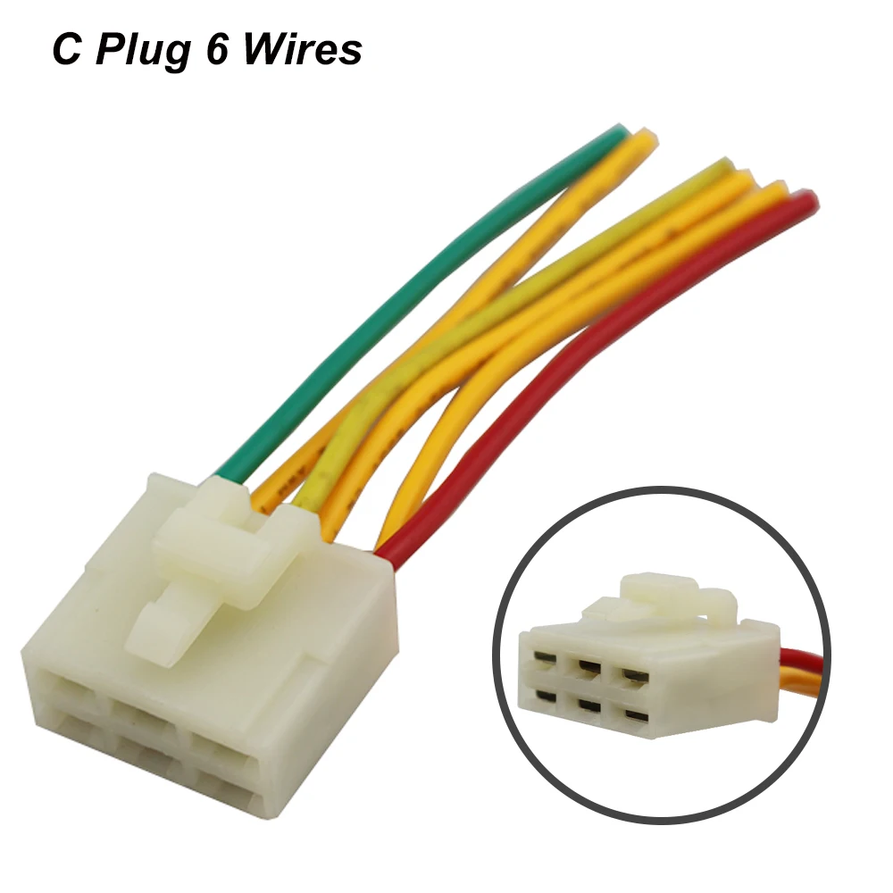 5 проводов, 6 проводов, Регулятор выпрямителя для мотоцикла, штекер регулятора напряжения, Мужской Разъем
