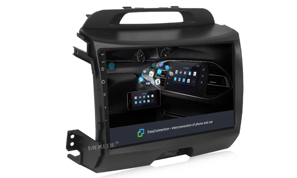 Clearance Wholesale! Android 8.1 Quad Core Car DVD Player GPS Navi for KIA Sportage 2010-2015 with Audio Radio Stereo Head Unit 17