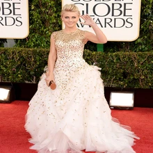 Новое поступление, модное дизайнерское платье трапециевидной формы с бусинами и кристаллами, с оборками, фатиновое формальное платье знаменитостей