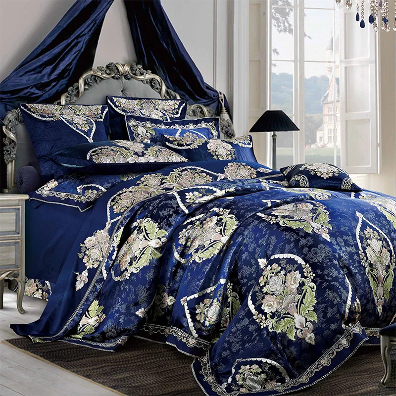 European Bedding Textile Quilt Cover Jacquard Bedding Set Bed Clothes